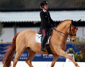 Valentina Truppa on her European Young Riders Champion's horse Chablis which also took her straight to senior Grand Prix level