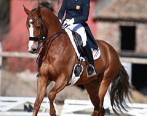 Mercedes Verweij and Zarah at the 2015 CDIO Vidauban :: Photo © Astrid Appels