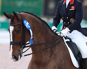 Laura Tomlinson and Unique win the Intermediaire I