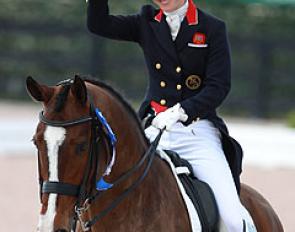 Laura Tomlinson and Unique win the Intermediaire I at the 2015 CDI Wellington :: Photo © Astrid Appels