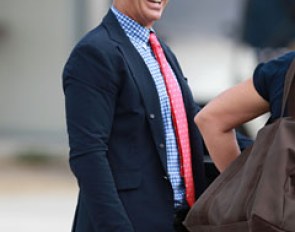 U.S. Team trainer Robert Dover