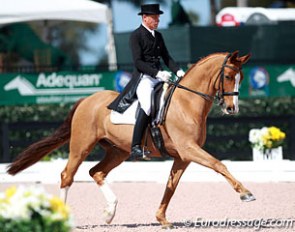Michael Klimke on Djamba Djokiba (by Damon Hill)