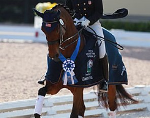 Kathleen Raine and Breanna win the Grand Prix Special 5* at the 2015 CDI Wellington :: Photo © Astrid Appels