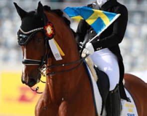 Lina Dolk and Biggles at the 2016 CDIO-U25 Aachen :: Photo © Astrid Appels