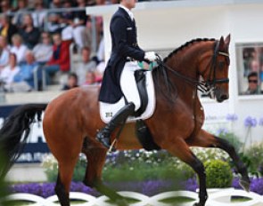 The 21-year old Sönke Rothenberger and his 9-year old Cosmo are the newcomers on the German Olympic team for Rio :: Photo © Astrid Appels-