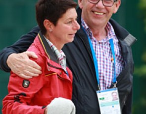 German team trainer Monica Theodorescu and Paul Sprehe