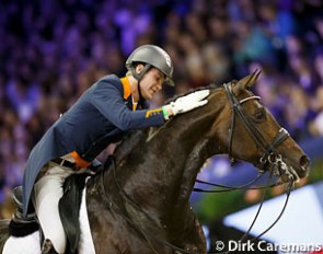 Diederik van Silfhout and Arlando at the 2016 CDI-W Amsterdam :: Photo © Dirk Caremans