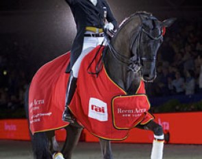 Isabell Werth and Weihegold OLD win the World Cup Qualifier at the 2016 CDI-W Amsterdam :: Photo © Arnd Bronkhorst