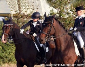 Alice Campanella on Stallone, Anna Paprocka-Campanella on Loreley at the 2016 Italian Championships :: Photo © Marco Racca