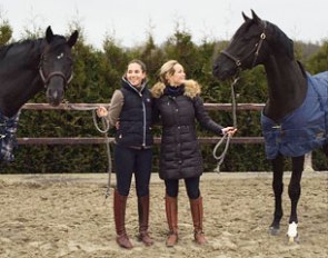 Chiara Prijs-Vitale of Prijs Dressage Stable (NED) and Sophia Skobe Rosen of Stall Sathalla (SWE) sign a 5-year old partnership