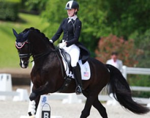 Lauren Asher and De Noir at the 2016 CDIO Compiegne :: Photo © Astrid Appels