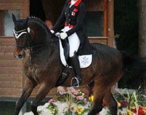 Anthea Hartmann and Rubinario at the 2016 CDIO Compiegne :: Photo © Astrid Appels