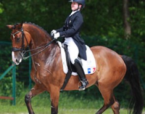 Alix van den Berghe on Ulan at the 2016 CDIO Compiegne :: Photo © Astrid Appels