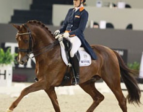 Madeleine Witte-Vrees and Cennin at the 2016 CDI-W 's Hertogenbosch :: Photo © Astrid Appels