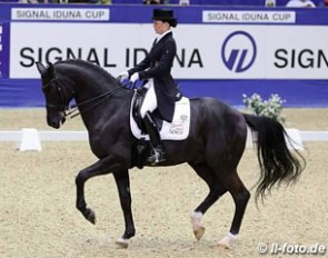 Kristina Bröring-Sprehe and Desperados win big at the 2016 CDI Dortmund :: Photo © LL-foto