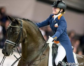 Marlies van Baalen and Ratzinger at the 2016 CDI Drachten :: Photo © Digishots