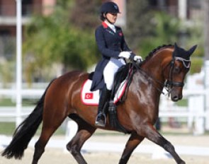 Lina Uzunhasan and Donna Ray at the 2016 European Junior Riders Championships :: Photo © Astrid Appels