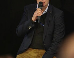Klaus Roeser at the 2016 Global Dressage Forum at Hof Kasselmann in Hagen :: Photo © Astrid Appels