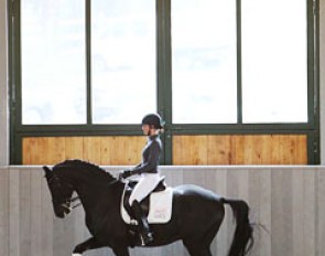 Kristina Bröring-Sprehe and Desperados make their first public appearance at the 2016 Global Dressage Forum  after winning gold and bronze at the Rio Olympics :: Photo © Astrid Appels