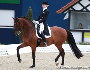 Juliane Brunkhorst and Sieger Hit at the 2016 CDI Hagen :: Photo © Astrid Appels