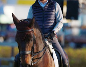 Hiroshi Hoketsu was schooling Brioni W at the 2016 CDI Hagen in April in preparation of the CDI Mannheim :: Photo © Astrid Appels