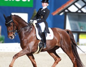 Jessica von Bredow-Werndl and Dante's Peak at the 2016 CDI Hagen :: Photo © Astrid Appels