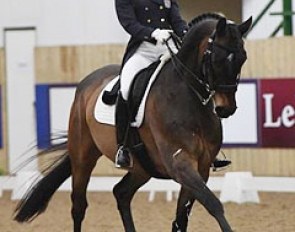 Rebecca Edwards and Don Archie at the 2016 British Winter Indoor Championships :: Photo © Kevin Sparrow
