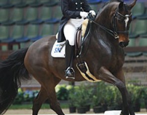 Emma Kanerva and Solina at the 2016 CDI Lier :: Photo © Astrid Appels