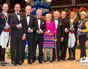 BEF Medal of Honour recipients Spencer Wilton, Richard Waygood, Keith Taylor, Andrew Finding, Sydney Smith, Derrick Mayes, Alan Davies, Fiona Bigwood and Islay Auty :: Photo © Jon Stroud
