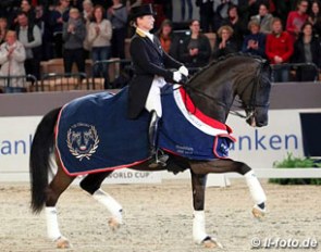 Isabell Werth and Weihegold win the 2016 CDI-W Neumunster Grand Prix :: Photo © LL-foto