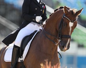 Marina Aframeeva and Vosk at the 2016 Olympic Games in Rio :: Photo © Astrid Appels