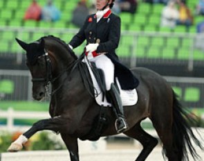 Fiona Bigwood and Atterupgaards Orthilia at the 2016 Olympic Games in Rio :: Photo © Astrid Appels