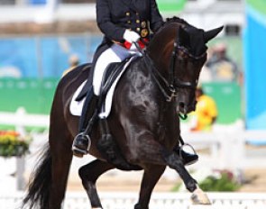 Fiona Bigwood and Atterupgaards Orthilia at the 2016 Olympic Games :: Photo © Astrid Appels