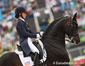 Allison Brock and Rosevelt at the 2016 Olympic Games :: Photo © Astrid Appels