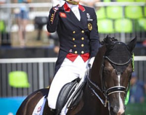 Charlotte Dujardin and Valegro won a second consecutive individual gold at the 2016 Olympic Games in Rio de Janeiro :: Photo © Astrid Appels