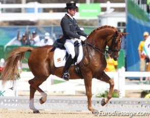 Severo Jurado Lopez and Lorenzo at the 2016 Olympic Games in Rio de Janeiro, Brazil :: Photo © Astrid Appels