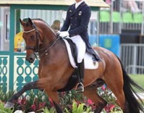 Sönke Rothenberger and Cosmo at the 2016 Olympic Games in Rio :: Photo © Astrid Appels
