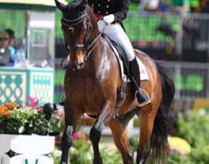Belinda Trussell and Anton at the 2016 Olympic Games in Rio de Janeiro :: Photo © Astrid Appels