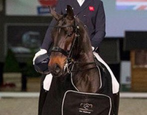 Gareth Hughes and Don Carissimo win the Grand Prix Special at the 2016 CDI Roosendaal Indoor :: Photo © Digishots