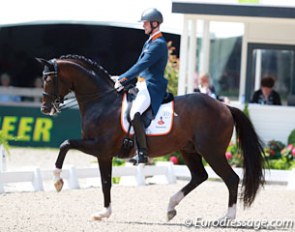 Diederik van Silfhout and Arlando at the 2016 CDIO Rotterdam :: Photo © Astrid Appels