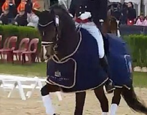 Michael Eilberg and Sa Coeur at the 2016 CDIO Saumur