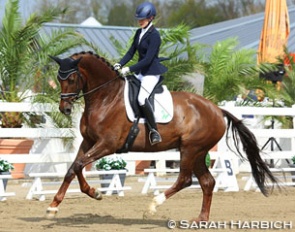 Beatrice Buchwald and Victoria's Secret at the Bundeschampionate qualifier in Unna-Massen :: Photo © Computer-Zauber / Sarah Harbich