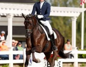 Endel Ots and Lucky Strike at the 2016 U.S. Young Horse Championships :: Photo © Sue Stickle