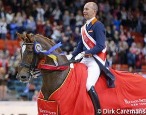 Hans Peter Minderhoud and Flirt win the 2016 World Cup Finals :: Photo © Dirk Caremans