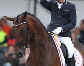 Severo Jurado Lopez can't believe the crowds' reaction and clapping at the end of his test