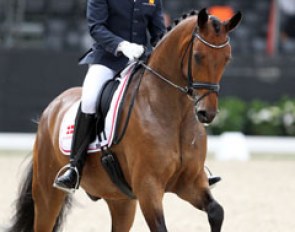 Severo Jurado Lopez and Rockson at the 2016 World Young Horse Championships :: Photo © Astrid Appels