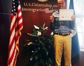 Lars Petersen sworn in as a United States citizen