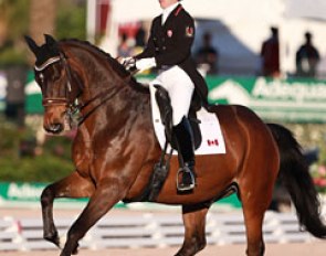 Belinda Trussell and Anton at the 2016 CDI Wellington :: Photo © Astrid Appels