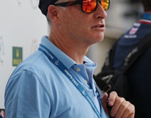 Dressage Judging Working Group member Richard Davison at the 2017 CDIO Aachen :: Photo © Astrid Appels