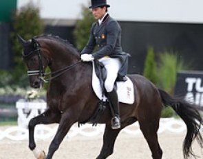 Jordi Domingo Coll took Statesman from young horse level all the way up to Grand Prix himself